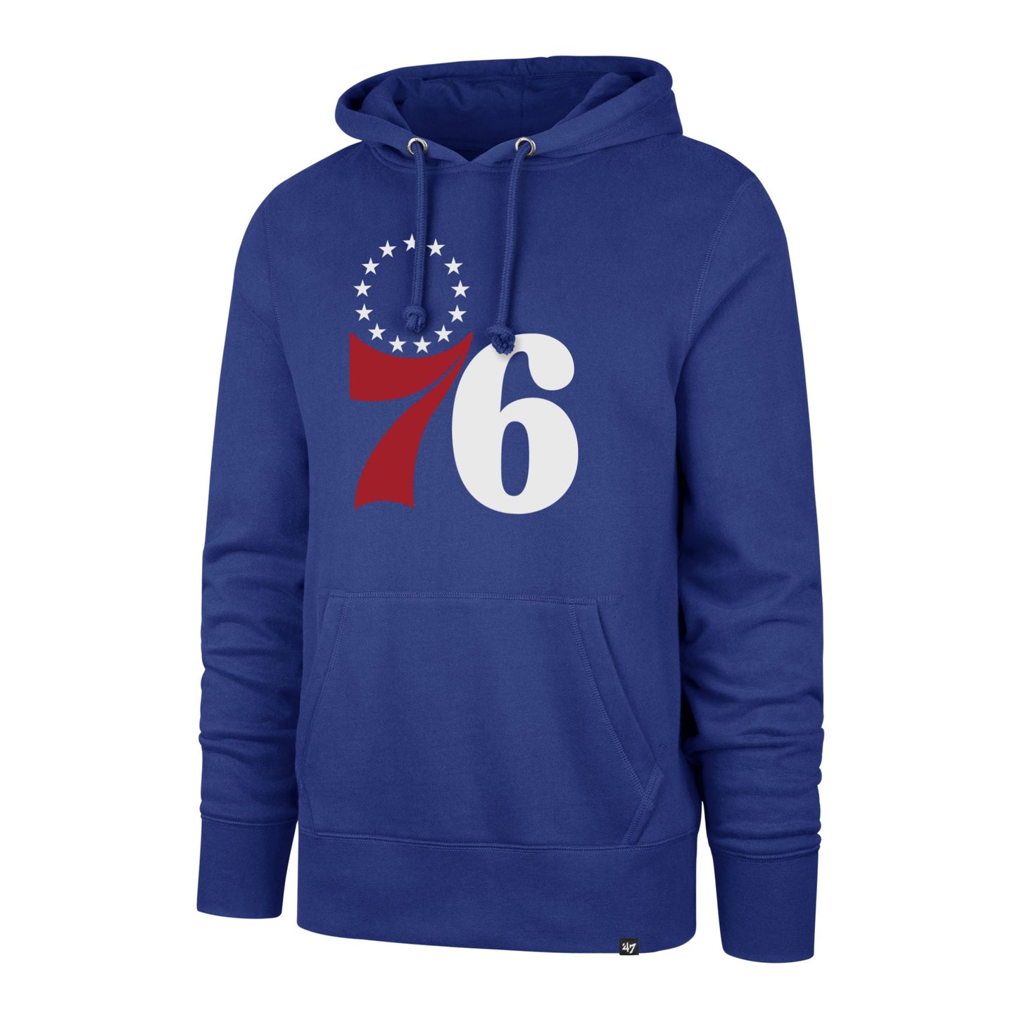 47 NBA Philadelphia 76ers Imprint Headline Hoodie - Royal
