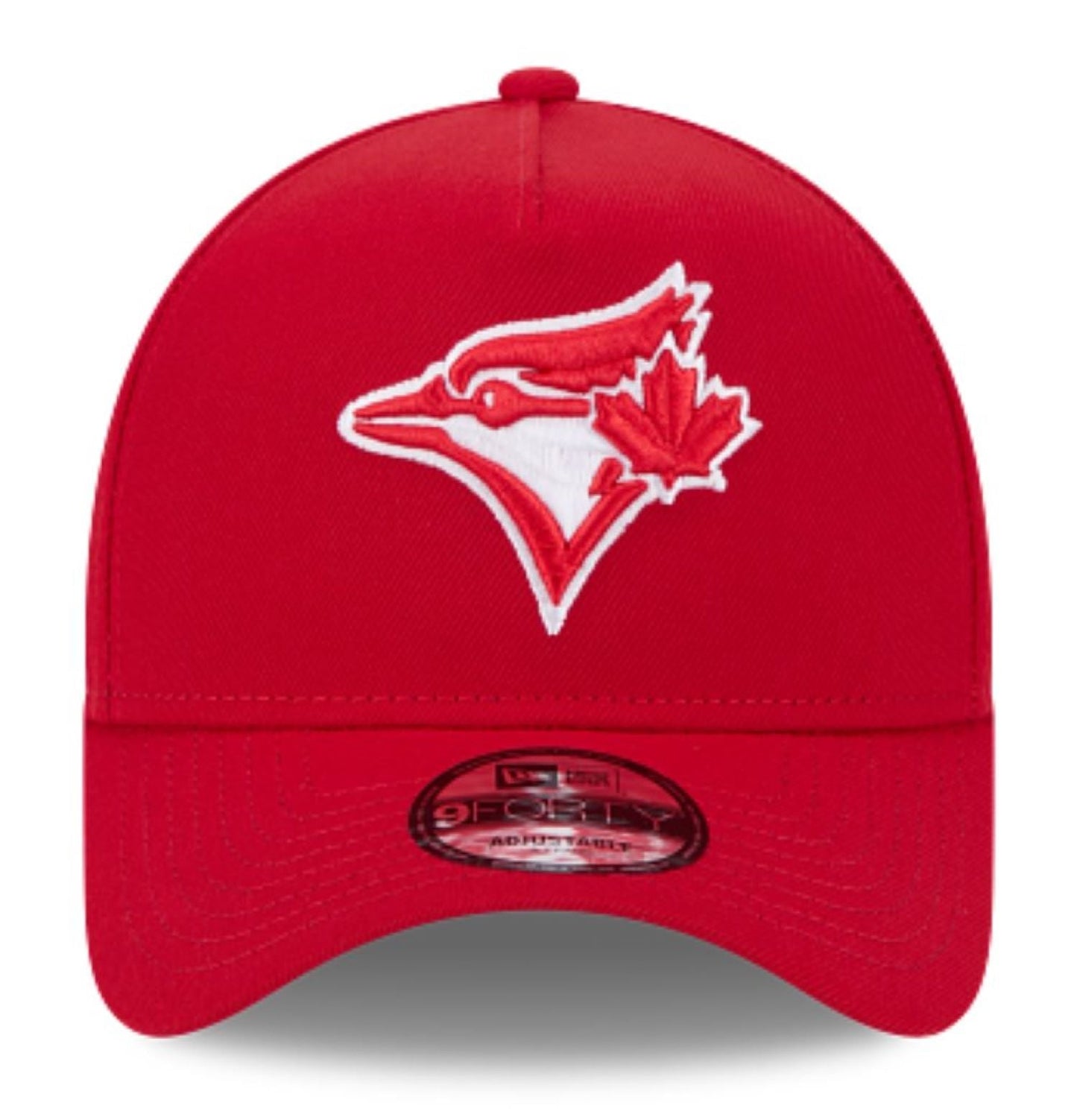 New Era MLB Toronto Blue Jays 9FORTY A-Frame Adjustable Hat - Red
