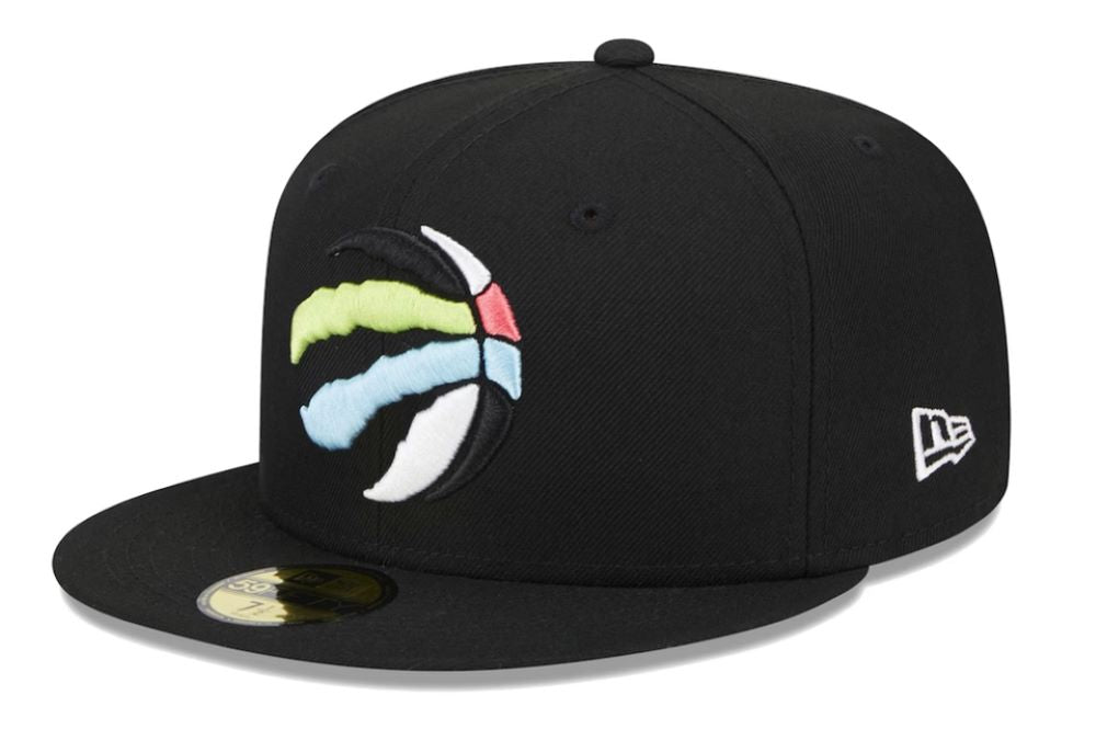 New Era NBA Toronto Raptors Multi-Color Pack 59FIFTY Fitted Hat - Black