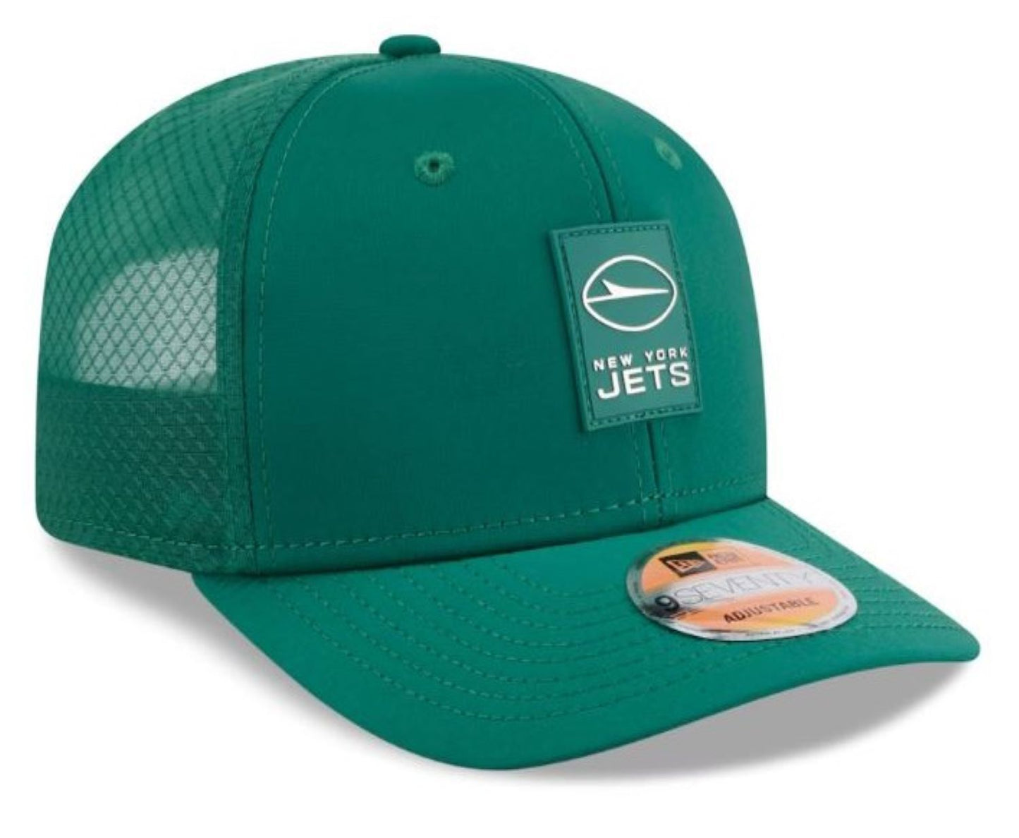 New Era NFL New York Jets 2025 Sideline 9SEVENTY Trucker Adjustable Hat - Green