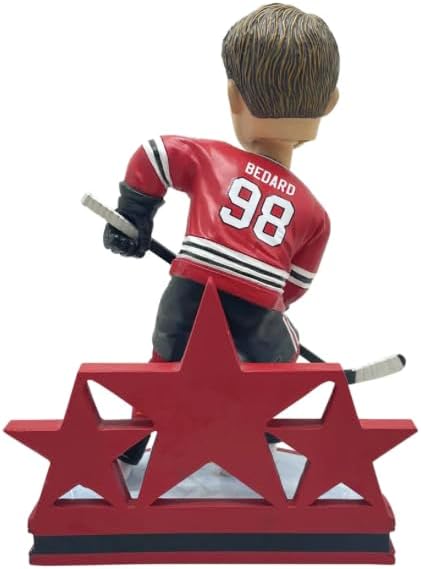 FOCO Connor Bedard #98 Chicago Blackhawks NHL Player Figure Bobble Head