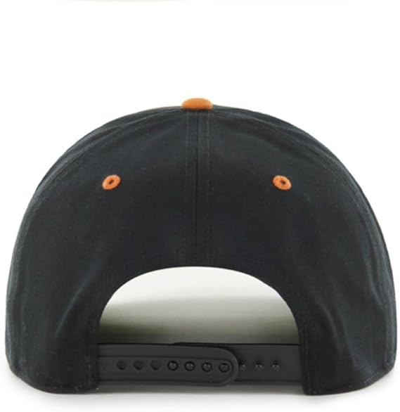 47 NCAA Texas Longhorns Super Hitch Adjustable Snapback Hat - Black/Orange