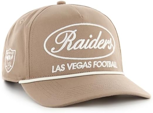 '47 NFL Las Vegas Raiders Foundational Hitch RF Adjustable Snapback Hat - Khaki