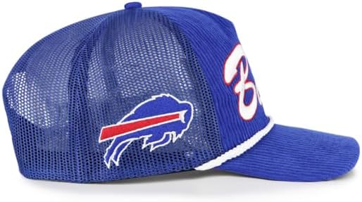 '47 NFL Buffalo Bills Double Header Rope Mesh Adjustable Snapback Hat - Blue