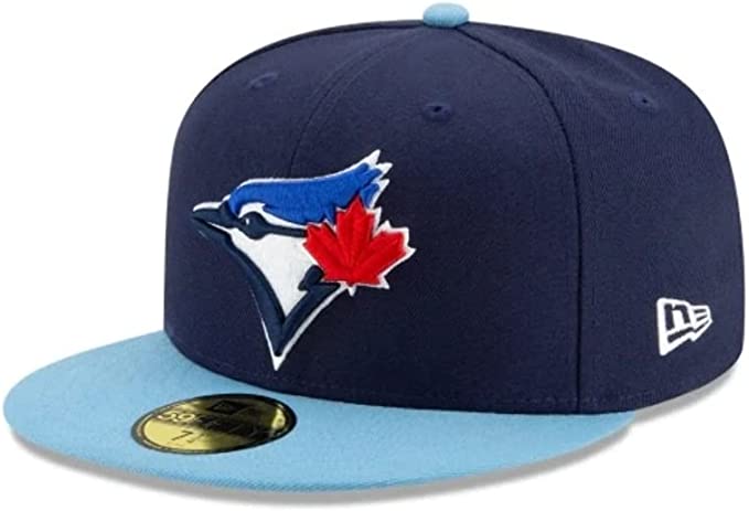 New Era Toronto Blue Jays Alternate 3 Authentic 59Fifty Fitted Hat - Navy  & Light Blue