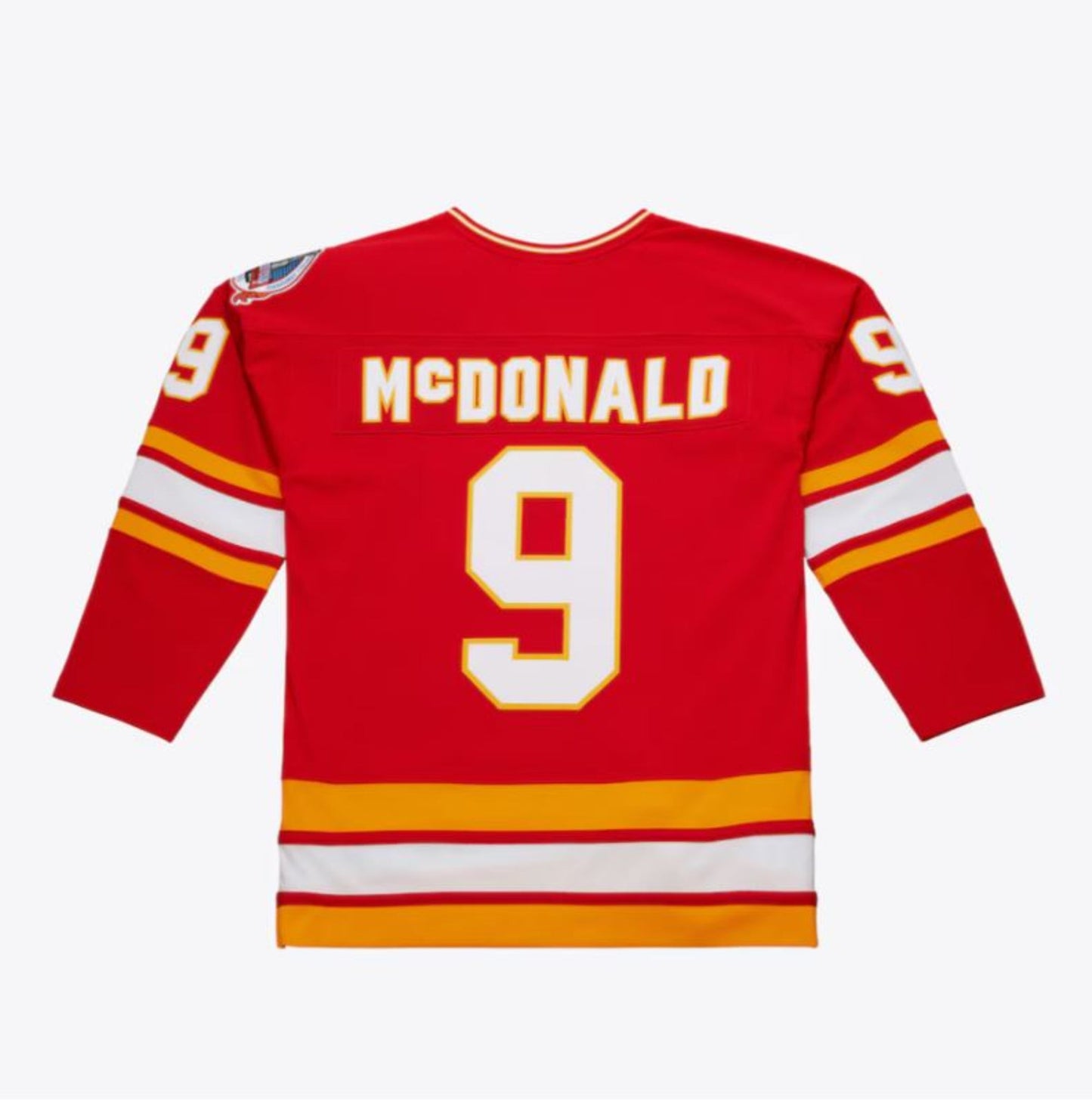 Mitchell & Ness NHL Lanny McDonald Calgary Flames 1989 Stanley Cup Finals Jersey - Red