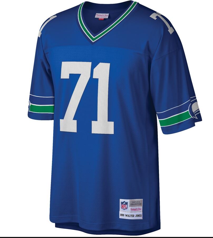Mitchell & Ness Walter Jones Seattle Seahawks Legacy Player Jersey - Royal Blue