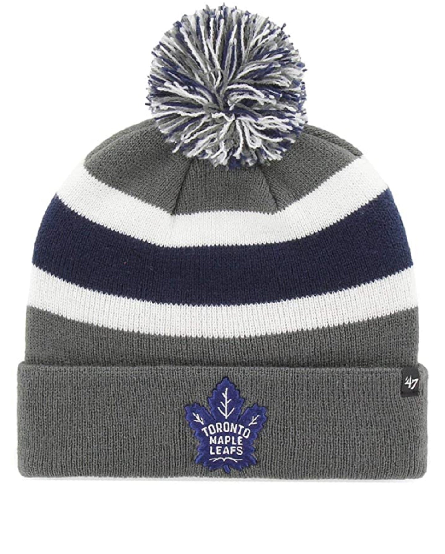 Toronto Maple Leafs '47 Breakaway Cuff Knit Toque - Charcoal