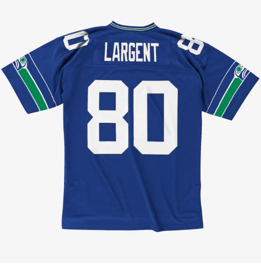 Mitchell & Ness Steve Largent Seattle Seahawks Legacy Player Jersey - Royal Blue