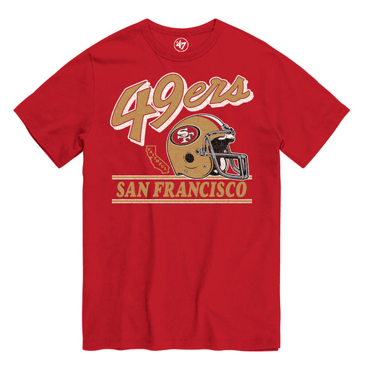 '47 NFL San Francisco 49ers Fly By T Shirt - Red