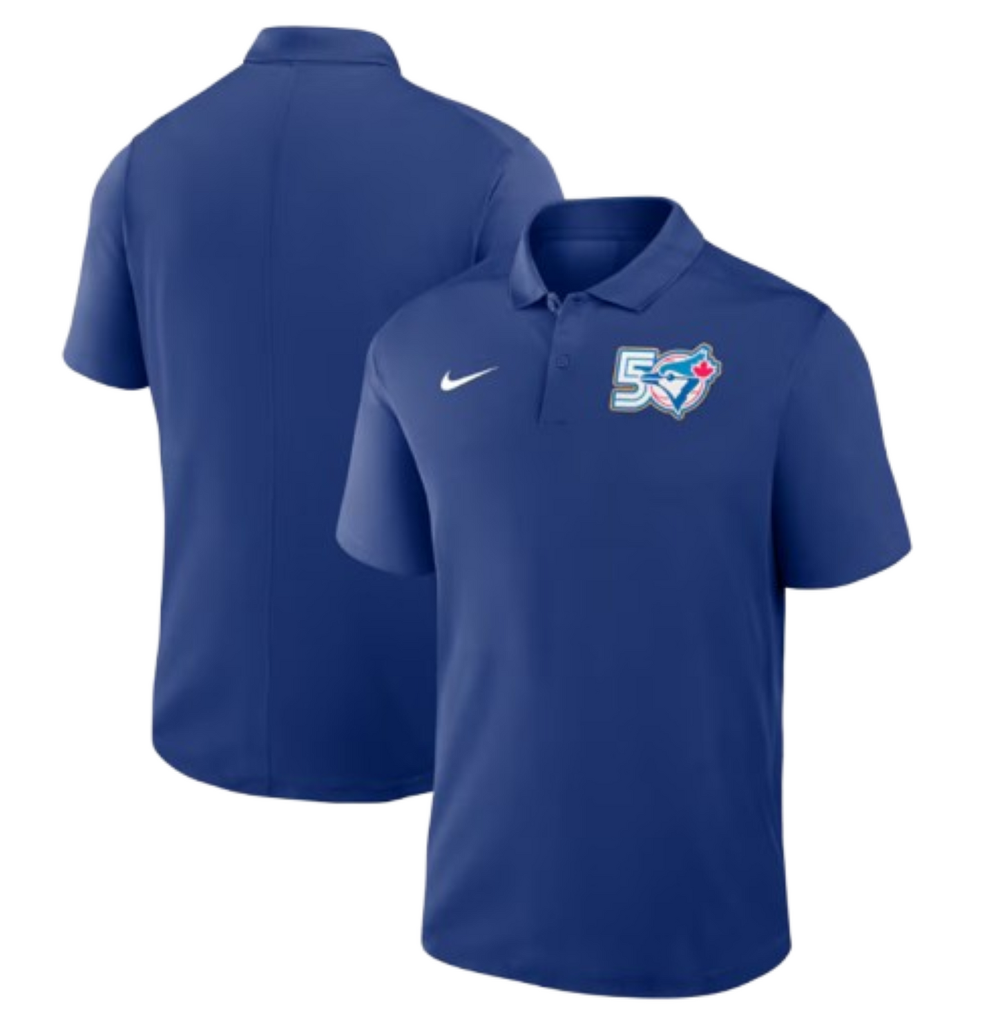 Nike MLB Toronto Blue Jays 50th Season Victory Dri-FIT Polo - Royal Blue