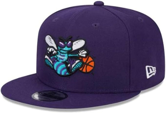 New Era NBA Charlotte Hornets Classic Edition 2023/24 9FIFTY Adjustable Snapback Hat - Purple