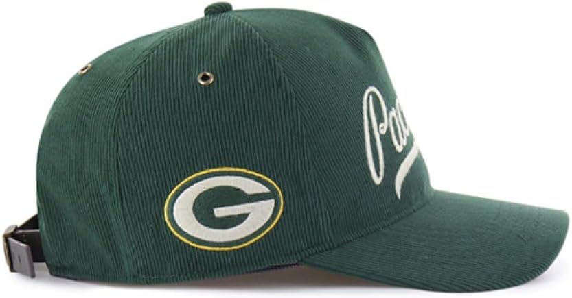 '47 NFL Green Bay Packers Golden Age Cord Hitch RF Adjustable Hat - Green