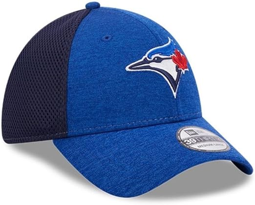 New Era Youth MLB Toronto Blue Jays Junior Shadow Neo 39THIRTY Flex Hat - Royal/Navy