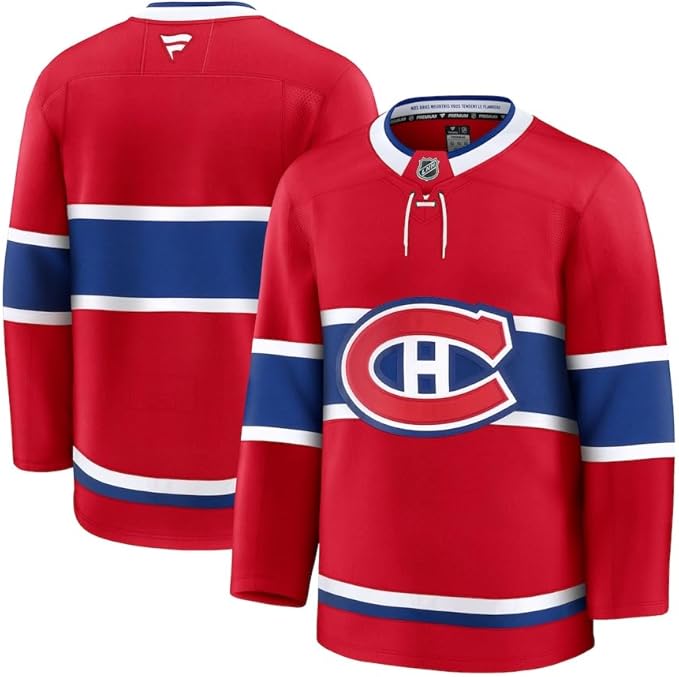NHL Fanatics Montreal Canadiens Premium Home Jersey - Red