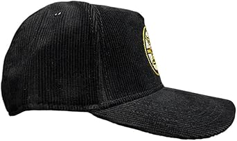American Needle NHL Boston Bruins Corduroy Valin Adjustable Snapback Cap - Black