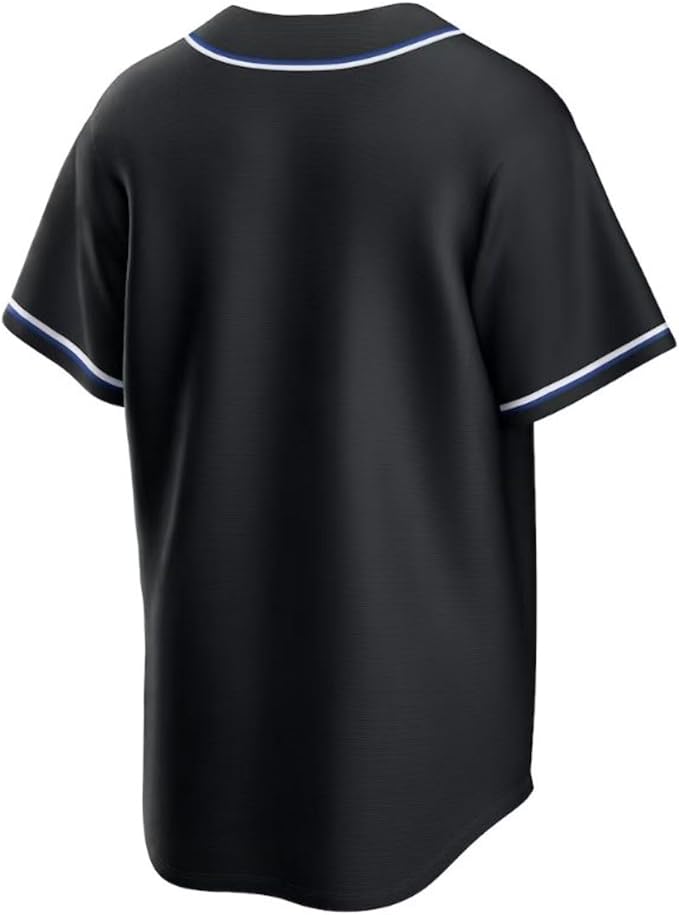 Nike MLB Toronto Blue Jays Fashion Black Out Blank Jersey - Black