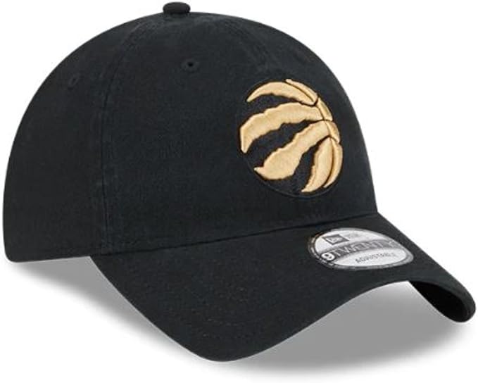 New Era NBA Toronto Raptors 2023-24 City Edition 9TWENTY Black Adjustable Hat