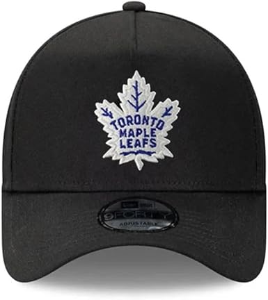 New Era NHL Toronto Maple Leafs 9FORTY A-Frame Adjustable Snapback Hat - Black