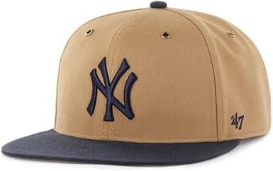 47 MLB New York Workshop Captain Adjustable Cap - Brown/Navy