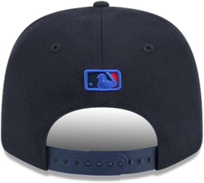 New Era 9SEVENTY MLB Toronto Blue Jays 50th Anniversary Side Patch City Connect Adjustable Stretch-Snap Hat - Navy