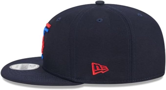 New Era 9FIFTY MLB Toronto Blue Jays 50th Anniversary Side Patch City Connect Adjustable Snapback Hat - Navy