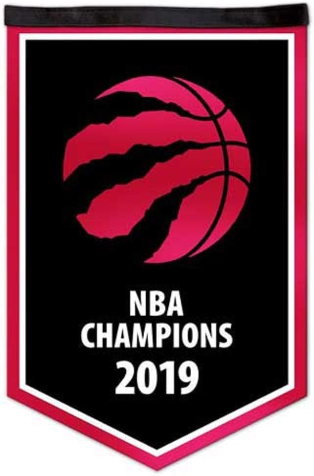 NBA Toronto Raptors 2019 Basketball Champions Victory Banner