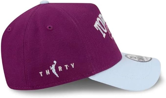 New Era 9FORTY A-Frame WNBA Toronto Tempo 2026 Tip-Off Adjustable Snapback - Purple/Light Blue
