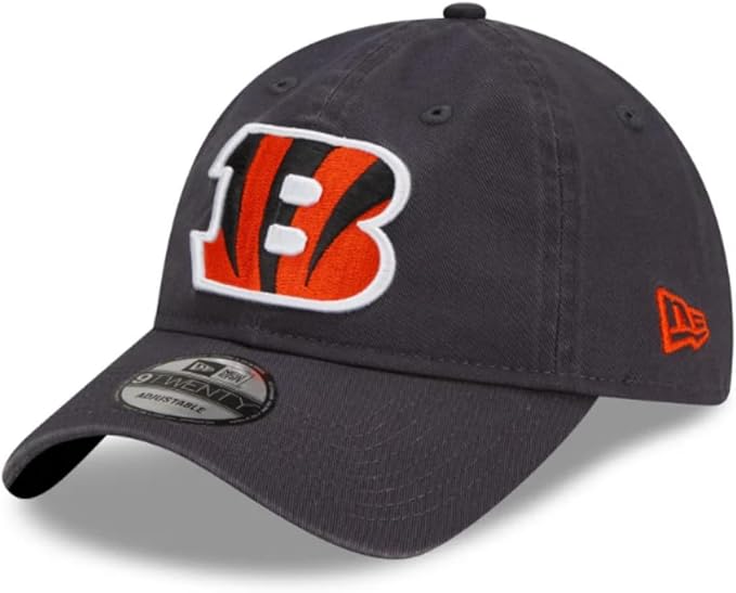 New Era NFL Cincinnati Bengals 9TWENTY Core Classic Graphite Adjustable Cap