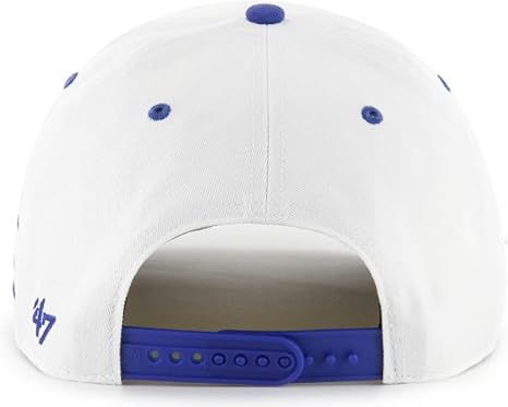 '47 MLB Hitch Los Angeles Dodgers Diamond Cut Snapback Hat - White/Blue