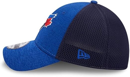 New Era Youth MLB Toronto Blue Jays Junior Shadow Neo 39THIRTY Flex Hat - Royal/Navy