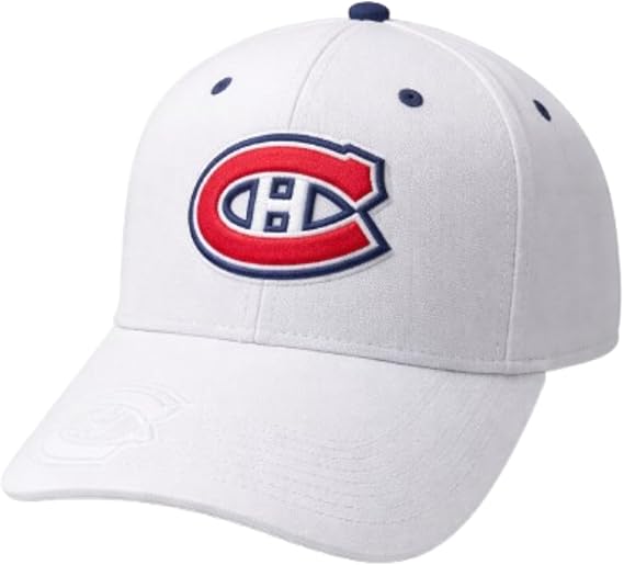 American Needle NHL Montreal Canadiens E-Boss Stretch Fit - White