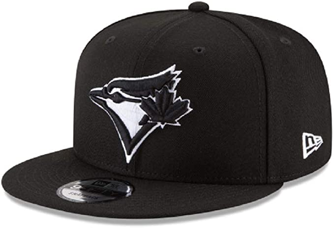 New Era 59Fifty Men's Hat MLB Toronto Blue Jays Black Alternate Bird Fitted Cap