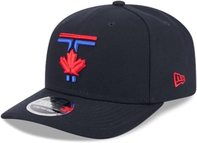 New Era 9SEVENTY MLB Toronto Blue Jays 50th Anniversary Side Patch City Connect Adjustable Stretch-Snap Hat - Navy