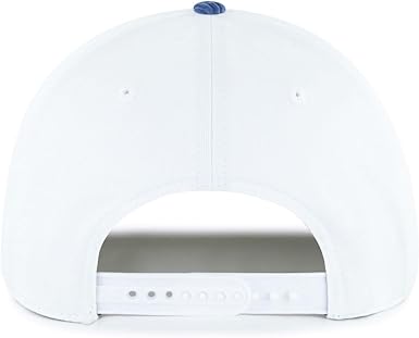 '47 NHL Edmonton Rustic Hitch Adjustable Snapback with Corduroy Brim - White/Blue