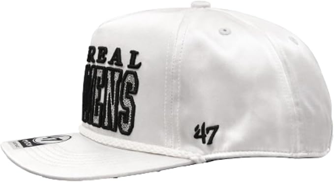 47 NHL Montreal Canadiens Women's Outspoken Sparkle Adjustable Hitch Hat with Rope - White