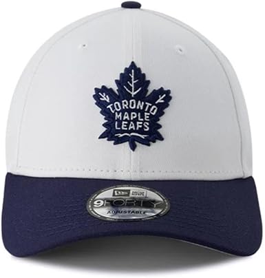 New Era NHL Toronto Maple Leafs 9FORTY Adjustable Snapback Hat - White/Blue