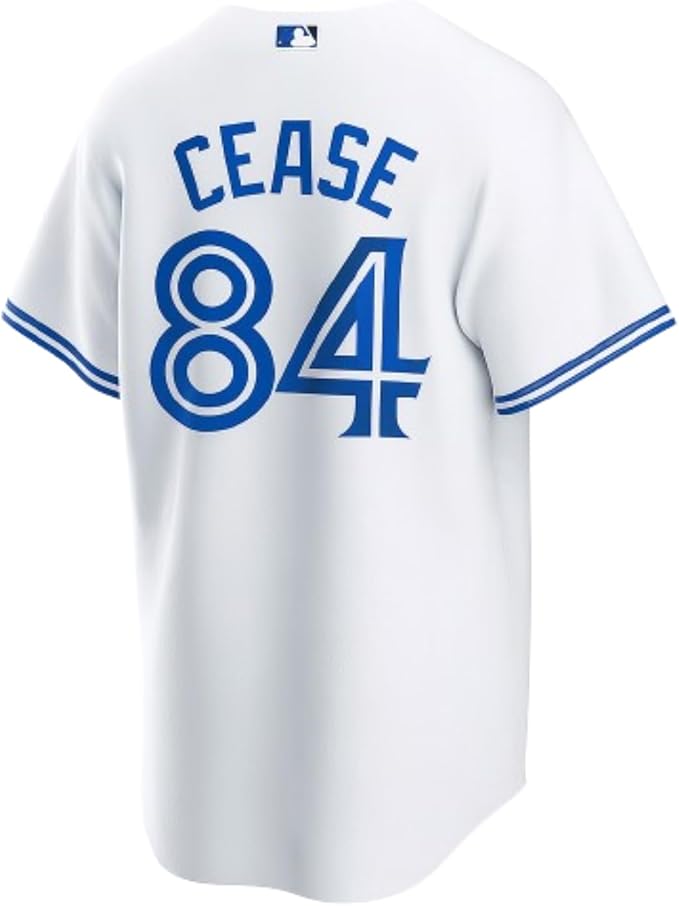 Nike Mens MLB Toronto Blue Jays Dylan Cease Home Stitched Name & Number Jersey - White