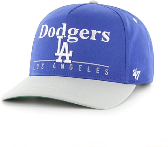 '47 MLB Los Angeles Dodgers Super Hitch Adjustable Snapback Hat - Blue/Grey