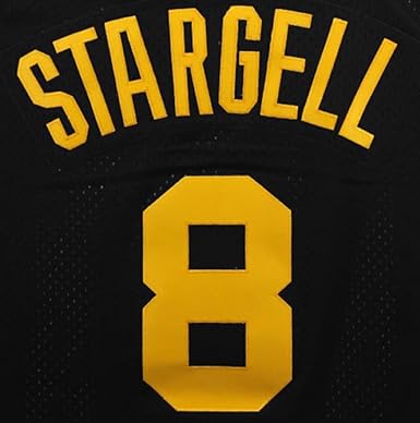 Mitchell & Ness Men's MLB Pittsburgh Pirates Willie Stargell #8 Authentic 1982 Cooperstown Mesh Batting Practice Jersey