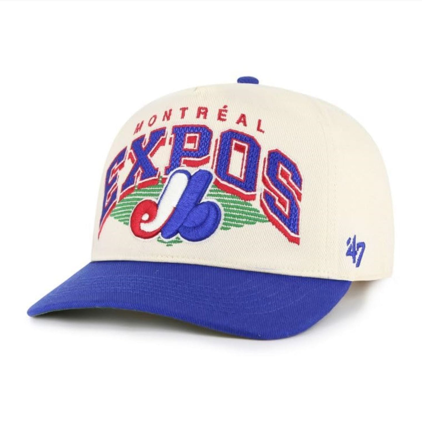 47 MLB Montreal Expos Pomona TT Hitch Adjustable Hat - Beige/Blue