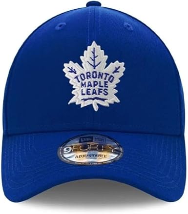 New Era NHL Toronto Maple Leafs 9FORTY Adjustable Snapback Hat - Blue/White