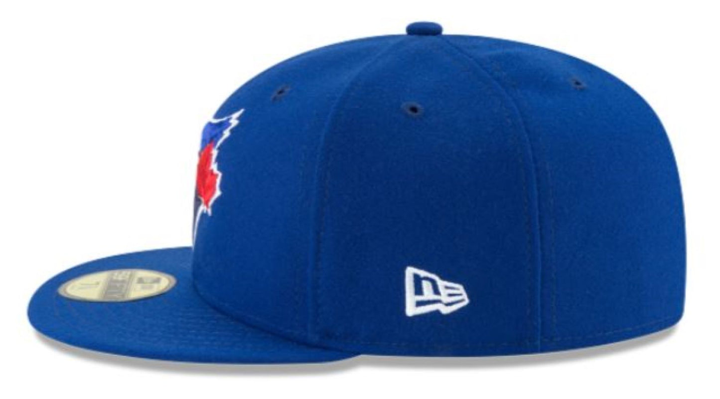 New Era 59FIFTY MLB Toronto Blue Jays 50th Anniversary Side Patch Game Authentic Collection Fitted Hat - Royal Blue