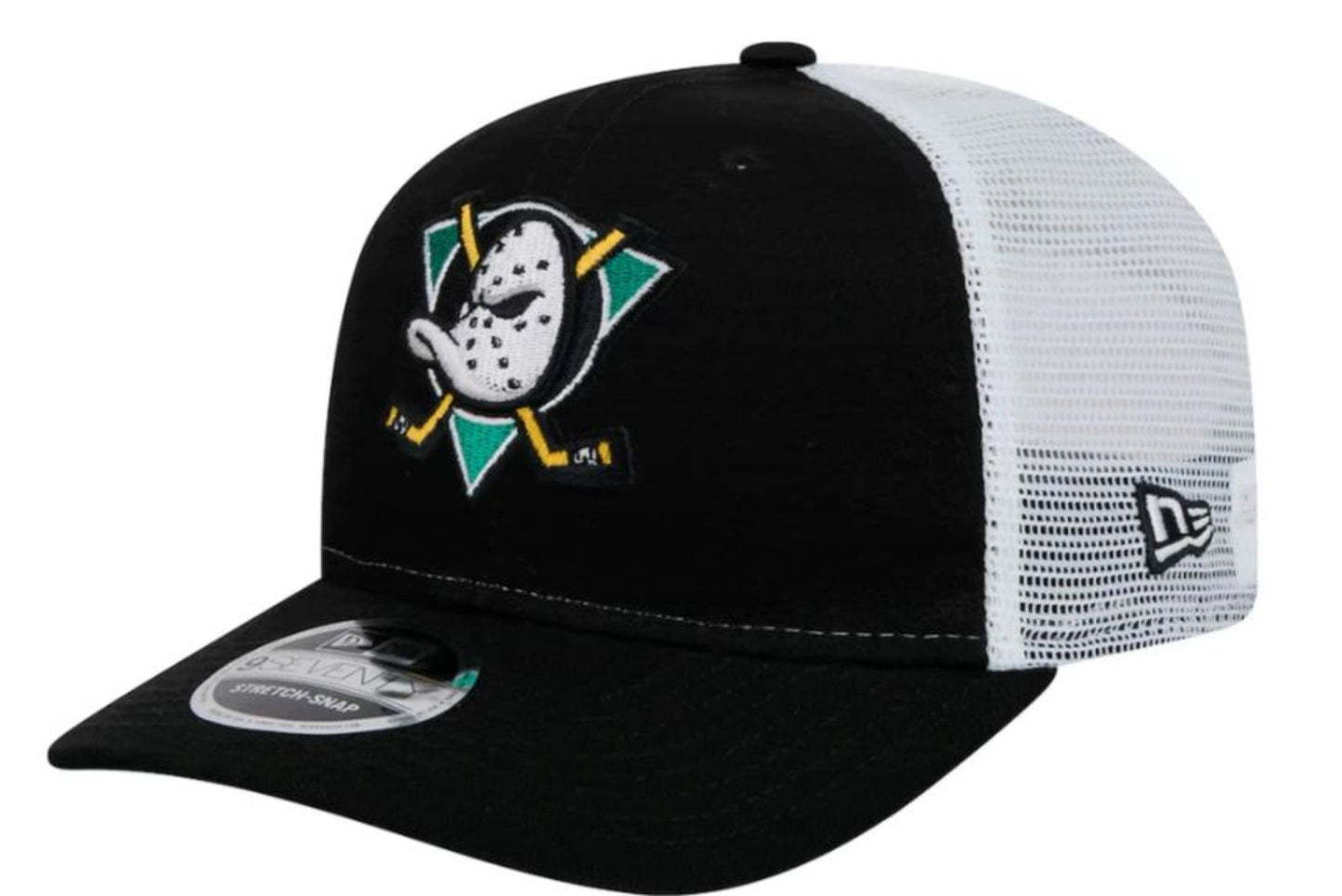 New Era 9SEVENTY NHL Anaheim Ducks Stretch-Snap Adjustable Hat - Black