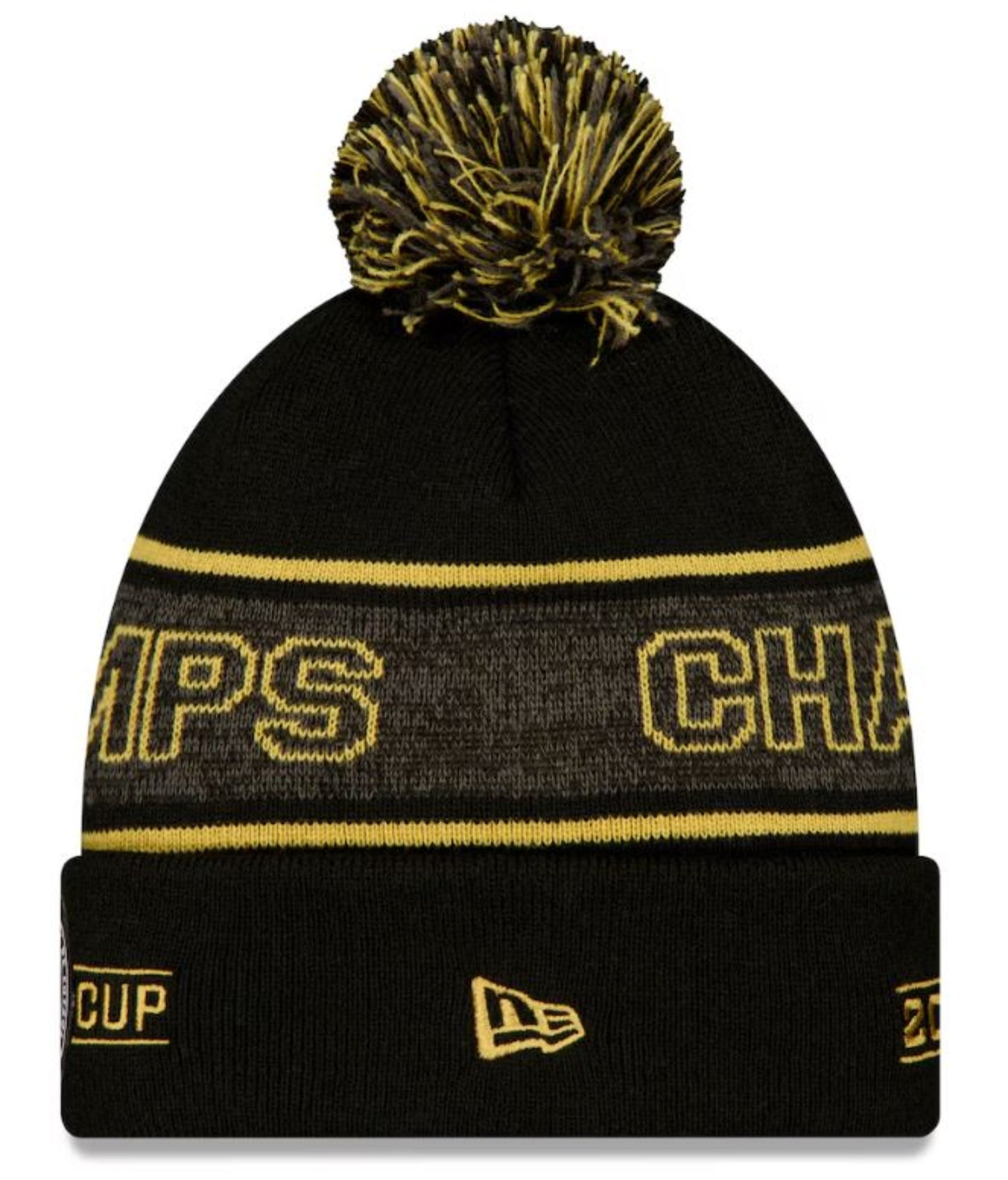 New Era Inter Miami CF 2025 MLS Champions Locker Room Cuffed Knit Hat