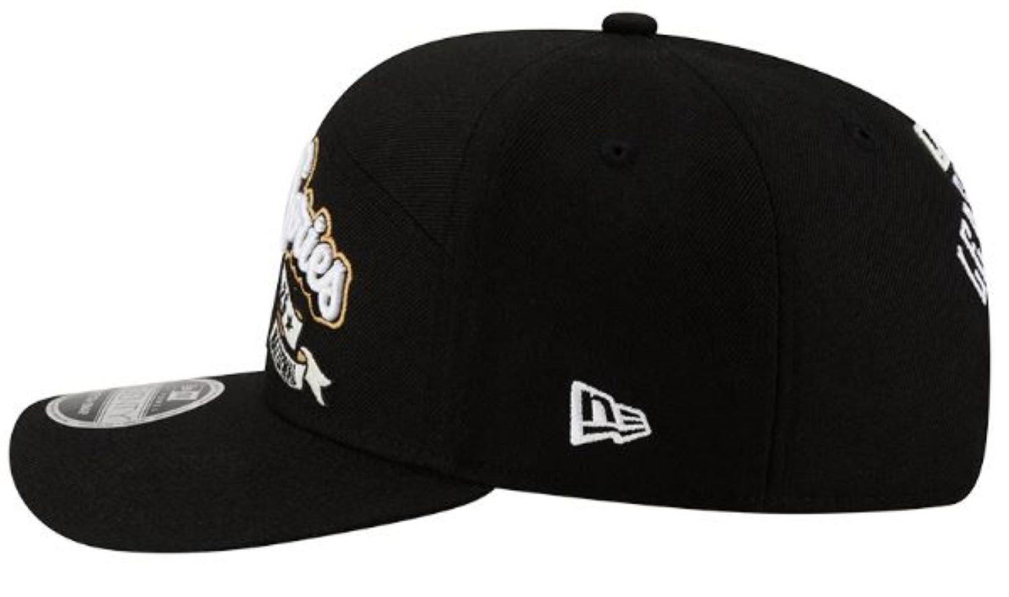 New Era MLB Toronto Blue Jays 2025 ALCS Champions 9SEVENTY Stretch Snap Adjustable Cap - Black