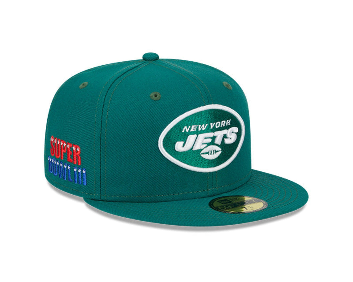 New Era New York Jets Super Bowl 3 59FIFTY Hat - Green