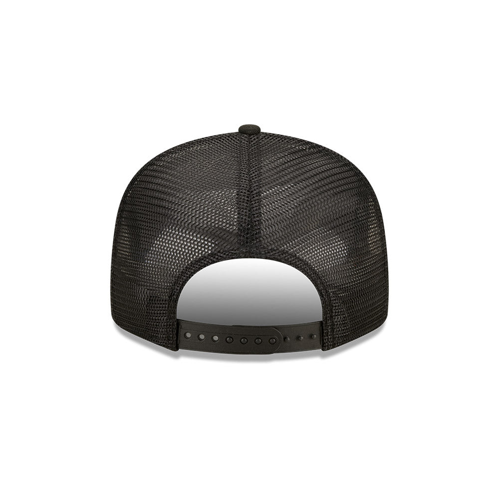 New Era Toronto Blue Jays Adjustable 9Fifty MLB Trucker Snapback Hat - Black Out