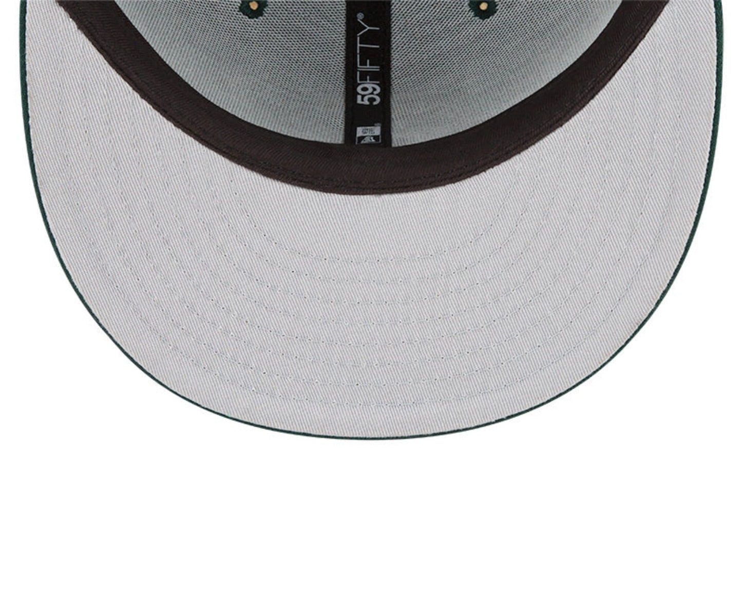 New Era Men's Atlanta Braves Green White Logo 59FIFTY - Fitted Hat