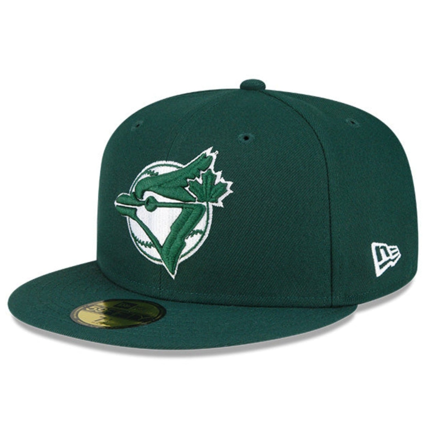 New Era Blue Jays 59FIFTY Green White Logo - Fitted Hat